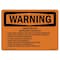 Signmission OSHA Sign, Crane Pre-Use Inspection Checklist, 14in X 10in Rigid Plastic, 10" W, 14" L, Landscape OS-WS-P-1014-L-12535 - alternate 1
